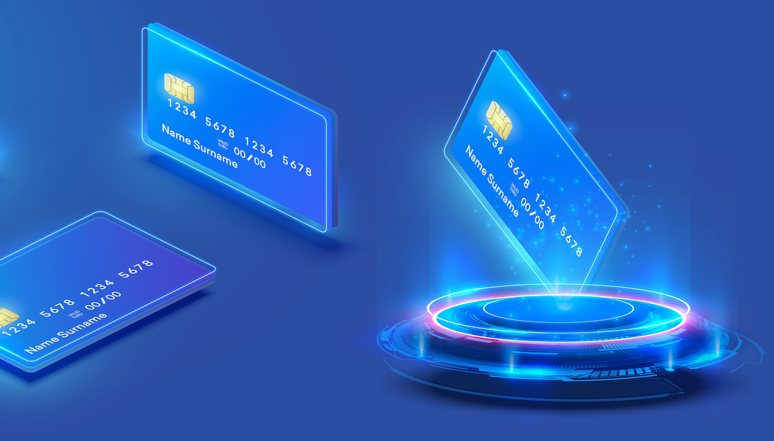 Image showing a bunch of virtual credit cards